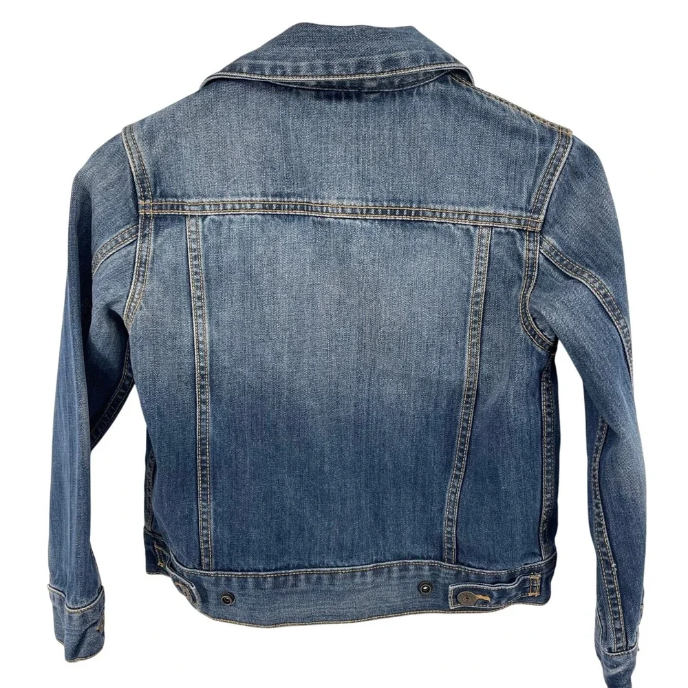 Gap Kids Denim Jacket Classic Jean Jacket‎ Button Front Blue Size S